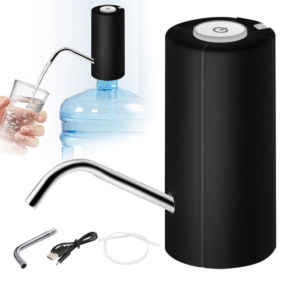 Mohdy Portable Usb Charging a utomatic Water Dispenser Pump for 5 Gallon Bottles & Jugs, Wireless Electric Water Jug Dispenser for Home, Camping & Outdoor Use