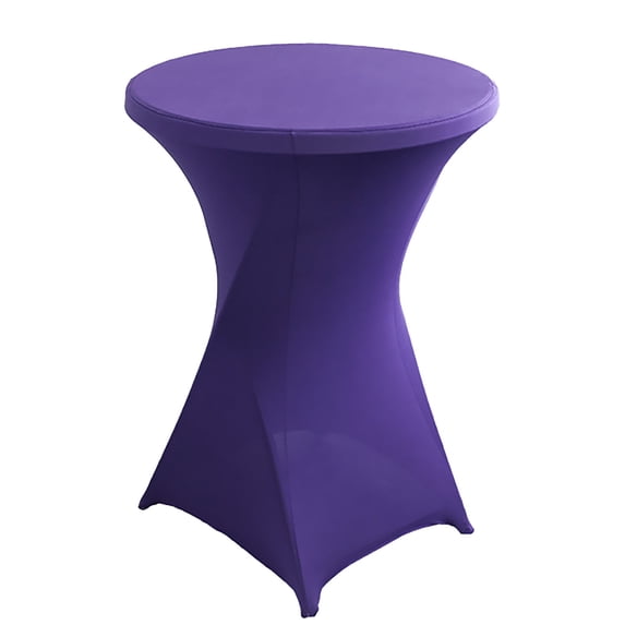 Mohdy Spandex Table Cover, Cocktail Fitted Tablecloths, Round Highboy Stretch Table Covers Cloths for Party, Dj, Bar, Wedding, Birthday, Banquet 43.3X23.6 inch (Multiple Colors available)