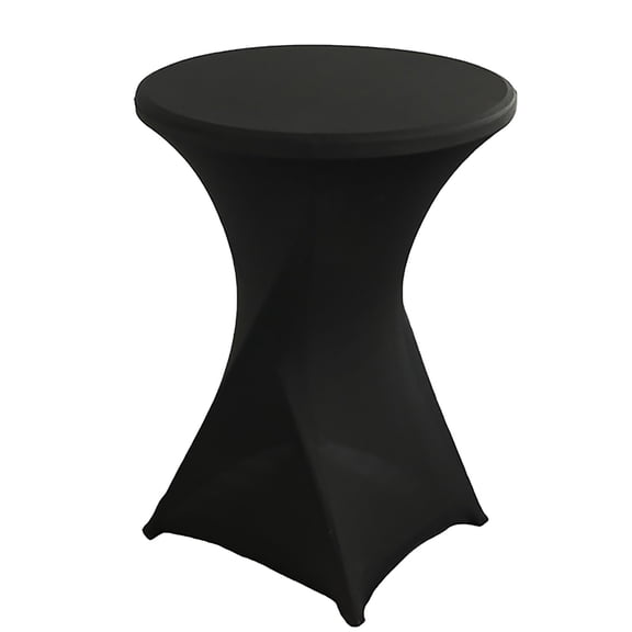 Mohdy Spandex Table Cover, Cocktail Fitted Tablecloths, Round Highboy Stretch Table Covers Cloths for Party, Dj, Bar, Wedding, Birthday, Banquet 43.3X23.6 inch (Multiple Colors available)