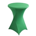 thumbnail image 1 of Mohdy Spandex Table Cover, Cocktail Fitted Tablecloths, Round Highboy Stretch Table Covers Cloths for Party, Dj, Bar, Wedding, Birthday, Banquet 43.3X23.6 inch (Multiple Colors available), 1 of 6