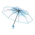 thumbnail image 1 of Mohdy Transparent Umbrella Blue, An Umbrella, Plastic, Blue, 1 of 9