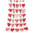 thumbnail image 1 of Mohdy Valentine's Day Blanket Red Heart Blanket C,Love Hearts Throw Blanket Soft Lightweight Flannel Blanket Wedding Anniversary Birthday for Wife Anti Pilling Blankets for Bed Sofa Couch Chair, 1 of 7