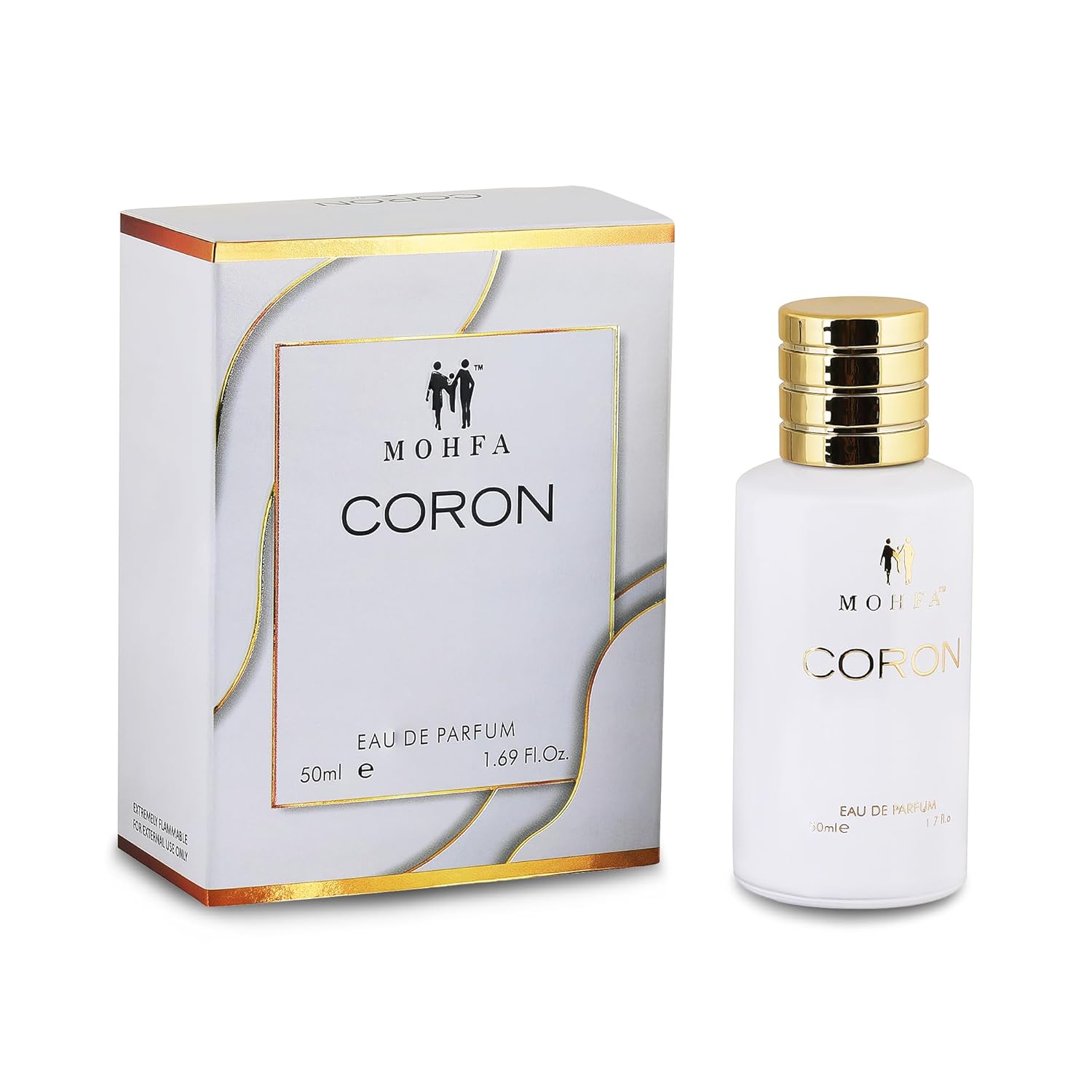 Mohfa Coron Eau De Parfum For Men & Women 50ml, 1.7 Fl.oz. Luxury