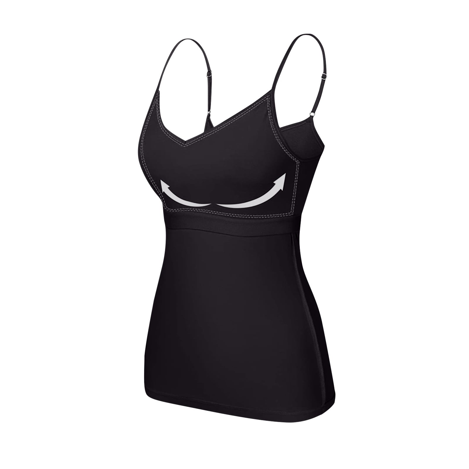 Tank Top with Built In Bra Plus size available Summer Colours