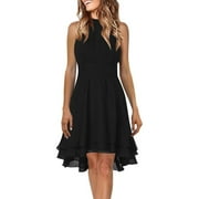 green emerald velvet dress Berylove Women Black Semi-Formal Dress A-Line Off The Shoulder Midi Dress, Black / US18W