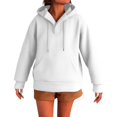 thumbnail image 1 of Mohiass Hoodies for Women 2025 Winter Y2K Hooded Sweatshirts Fashion Cute Oversized Pullover Tops White XL, 1 of 7