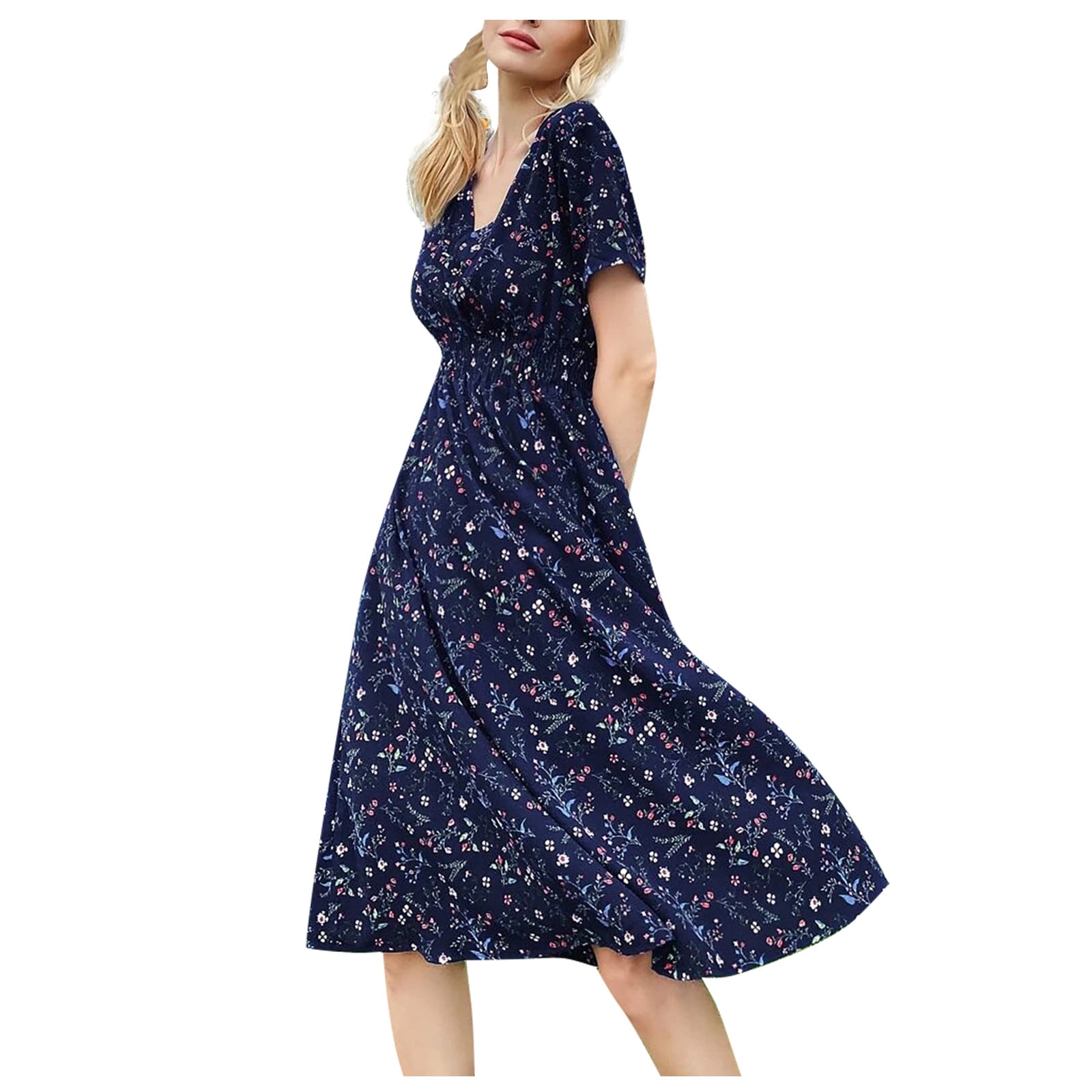 Navy boho maxi dress hot sale