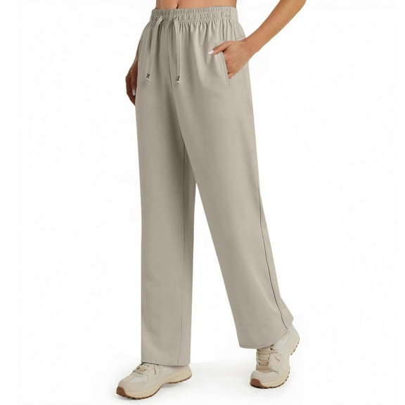 Mohiass Stretchactive Pants for Women Over 50,2025 Stretchactive Breathable Casual Quick Drying Pants Khaki 2XL