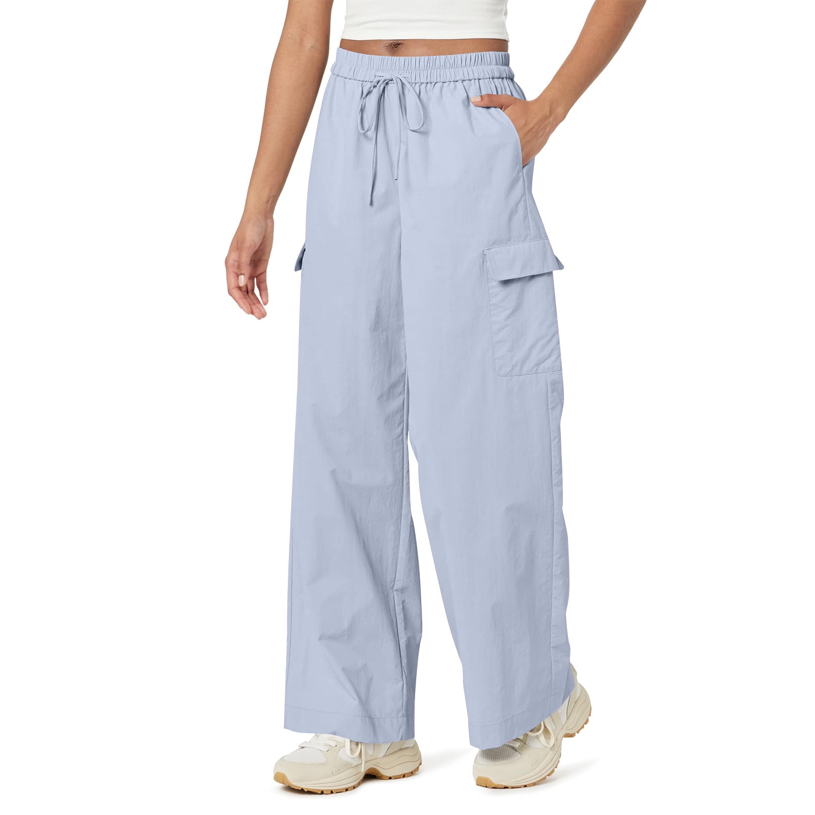 Lig. wide cargo pants / blue