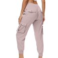 thumbnail image 1 of Mohiass Women Hiking Pants Lightweight Cargo Joggers Outdoor Quick Dry Athletic Pants with Pockets Casual Travel Pants Pink XS, 1 of 9