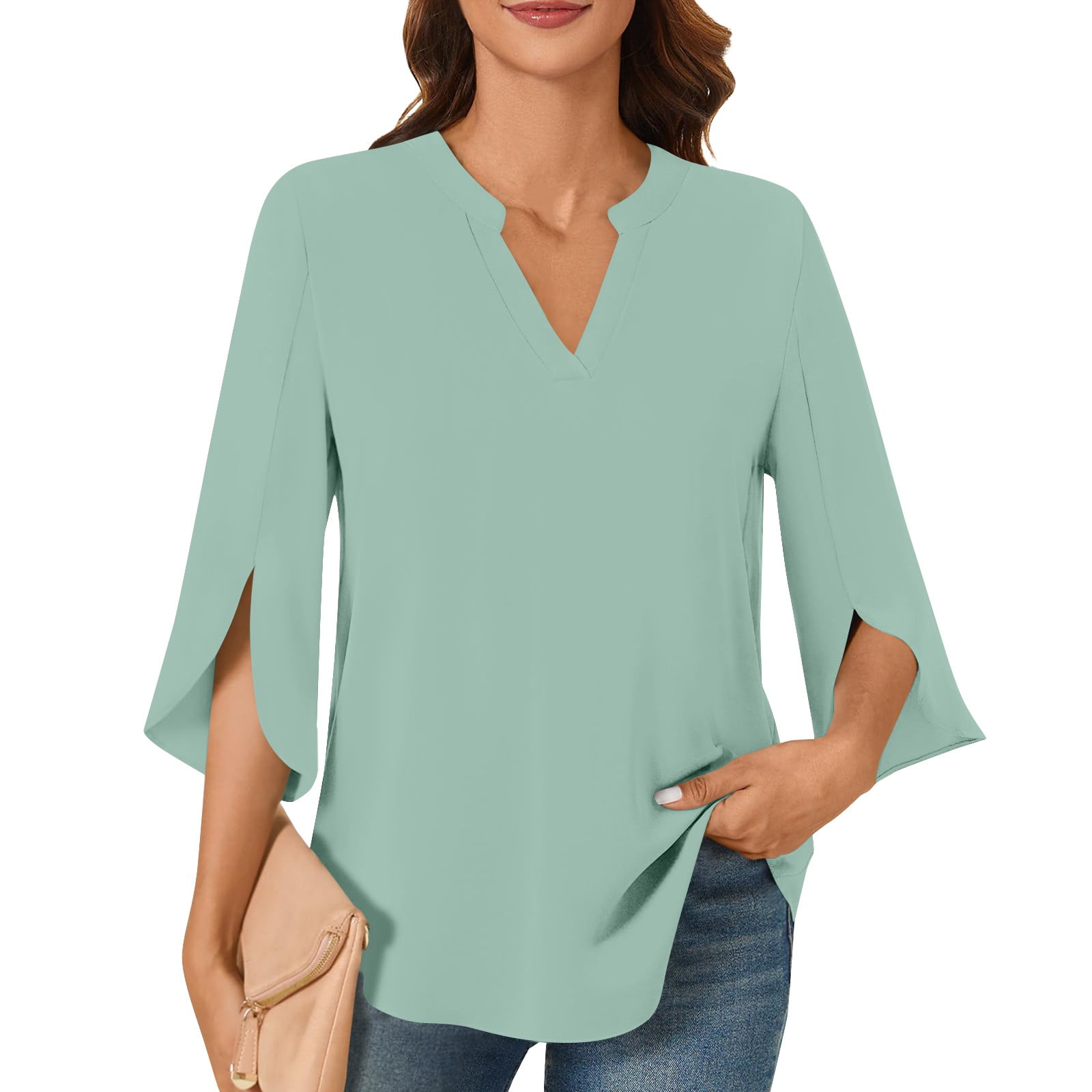 oversized chiffon top