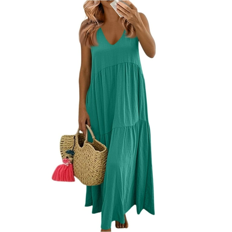 green emerald velvet dress Women's Plus Size Tunic Dress Summer Cotton Linen Shirt Long Sleeve Maxi  Dresses Loose Flowy Crewneck Beach Boho Dress Army Green at Amazon Women's  Clothing store