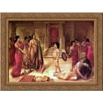 thumbnail image 1 of Mohini and Rugmangada to kill his own son Raja Ravi Varma 24x20 Gold Ornate Wood Framed Canvas Art by Ravi Varma, Raja, 1 of 2