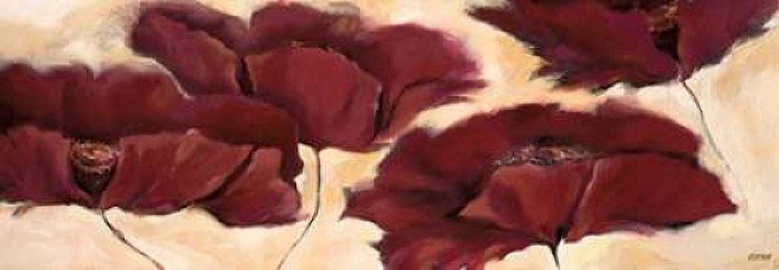Mohn in Milch III Canvas Art - Elena Filatov (10 x 20)