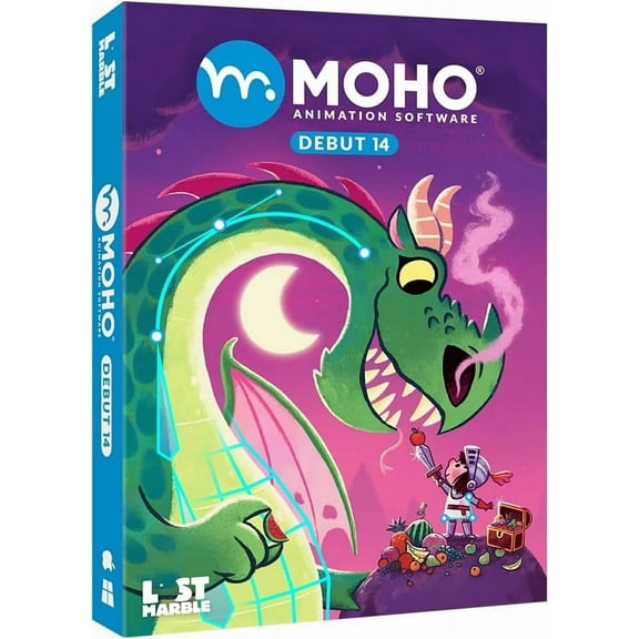 Moho: Animation SOftware Debut 14, (PC/MacOS DVD) 1 User