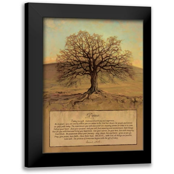 Mohr, Bonnie 12x14 Black Modern Framed Museum Art Print Titled - Today