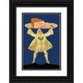 thumbnail image 1 of Mohr, Paul 11x14 Black Ornate Wood Framed with Double Matting Museum Art Print Titled - Pigs and Pork: Ham Platter, 1 of 4