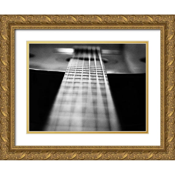 Mohsen 32x25 Gold Ornate Wood Framed with Double Matting Museum Art Print Titled - Mohsen - Untitled
