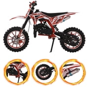 Mohsoe 49CC Pro Gas Mini Motocross Bike, 10" Off-Road Tires & Enhanced Braking, 11" Ground Clearance, Black