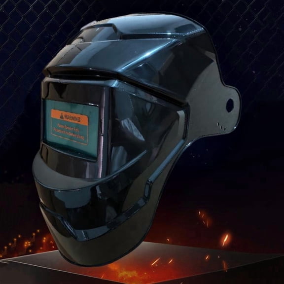 Mohsoe Auto Dimming Welding Mask with Headlamp, PP LCD Photosensitive Lens, 130C Heat Protection, Anti-Fall Anti-Splash, Automatic Darkening Technology, 12 x 9 x 9 Inch
