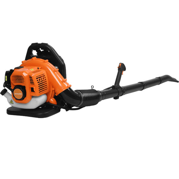 Mohsoe High Efficiency Backpack Leaf Blower, 6800RPM High Speed, 25-30:1 Fuel Mix Extends Working Time