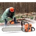 thumbnail image 1 of Mohsoe Gas Chainsaw 58cc 2-Stroke, 20 Inch Heavy Duty Chain Saw with Sprocket Nose Guide Bar, CDI Ignition, 8500RPM High Speed, Comfortable Handle for Tree Clearing Land, 1 of 8