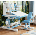 thumbnail image 1 of Mohsoe High-Density Fiberboard Kids Study Desk Chair, Sturdy Metal Frame, Large Desktop for Study & Creativity Blue, 1 of 8