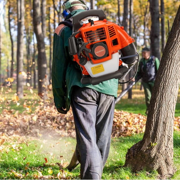 Mohsoe High Performance 2-Stroke Backpack Blower, Low Idle 2800-3000rpm, Smooth & Quiet Operation