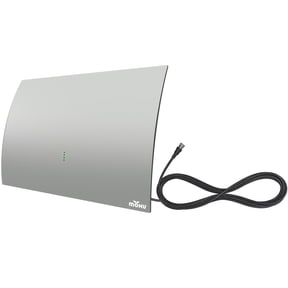 Mohu Indoor TV Antenna w/ 10 ft Coaxial Cable USB Power Injector, with 60 Miles Reception Range