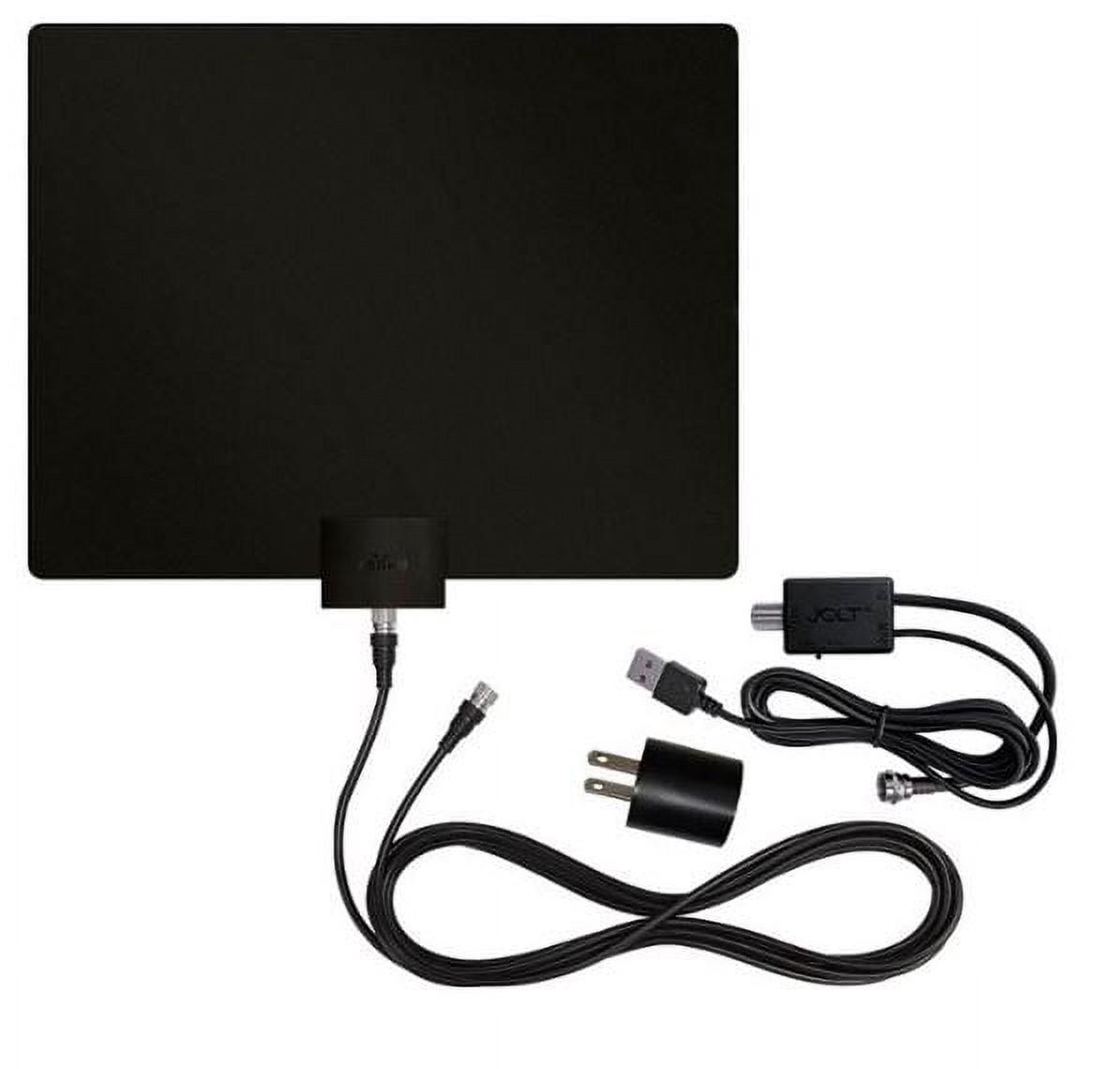 Mohu - Leaf Plus 50 Amplified Indoor Digital HDTV Antenna - 60-Mile ...