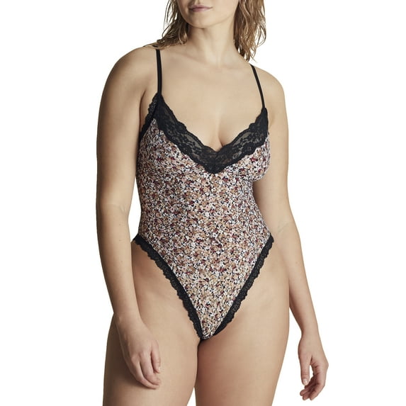 Moi Womens Plunge Bodysuit Style-RMS0023-P