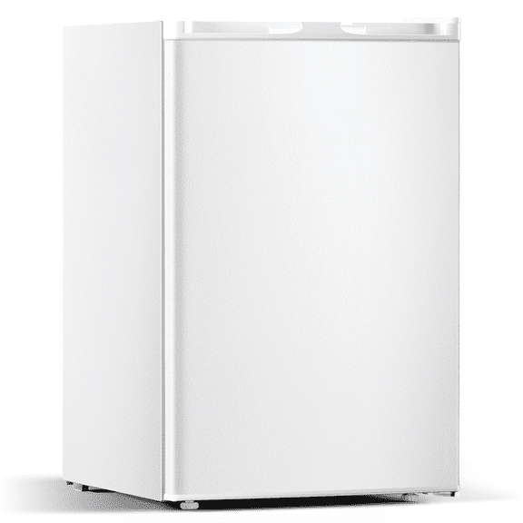 Moifoi 3.0 Cu.ft Upright Freezer, Reversible Single Door, White