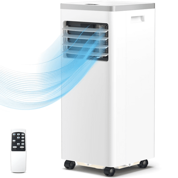 Moifoi 10000BTU Portable Air Conditioner with Remote Control, Portable AC Unit Covers up to 450 Sq. Ft.