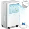 thumbnail image 1 of Moifoi 8-Pint High-Efficiency Dehumidifier with Handle, 24-Hour Timer, 1000 Sq.ft Coverage Area, Home/Basement/Bedroom, 1 of 8