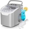 thumbnail image 1 of Moifoi Ice Maker Countertop , Portable Ice Machine 26.5lbs/24H, Ready in 6 Mins/9 Pcs with Self-Cleaning,Gray, 1 of 8