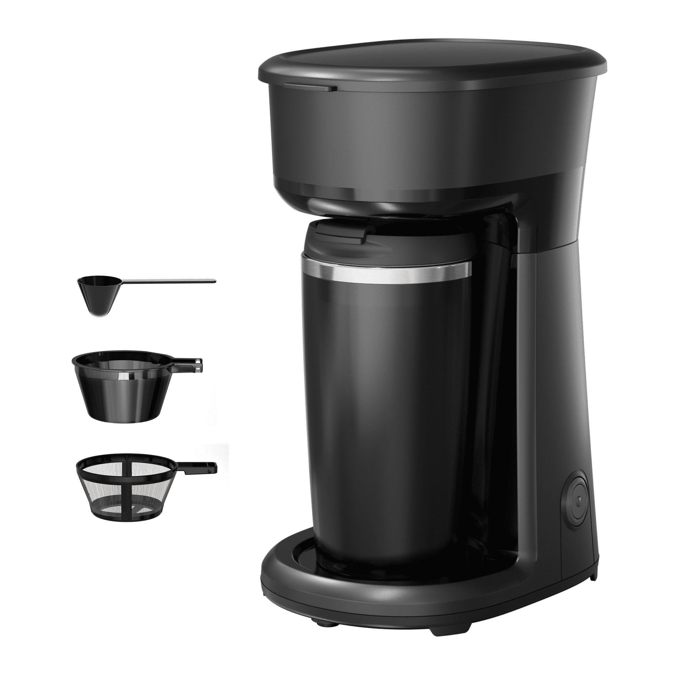 EZBASICS Single Serve K-Cup Pod Coffee Maker, Mini Coffee