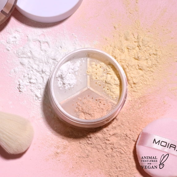 Moira Cosmetics Set & Correct Loose Setting Powder - 002 Translucent 002 Translucent 0.16oz