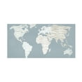 thumbnail image 1 of Moira Hershey 'Calm World Map Crop' Canvas Art, 1 of 3