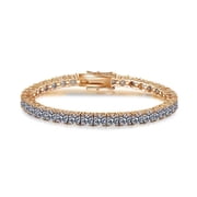 Moissanite Diamond Bracelets 4mm D Color VVS1 Moissanite Tennis Bracelet for Women 925 Sterling Silver Women Moissanite Bracelet with Certificate