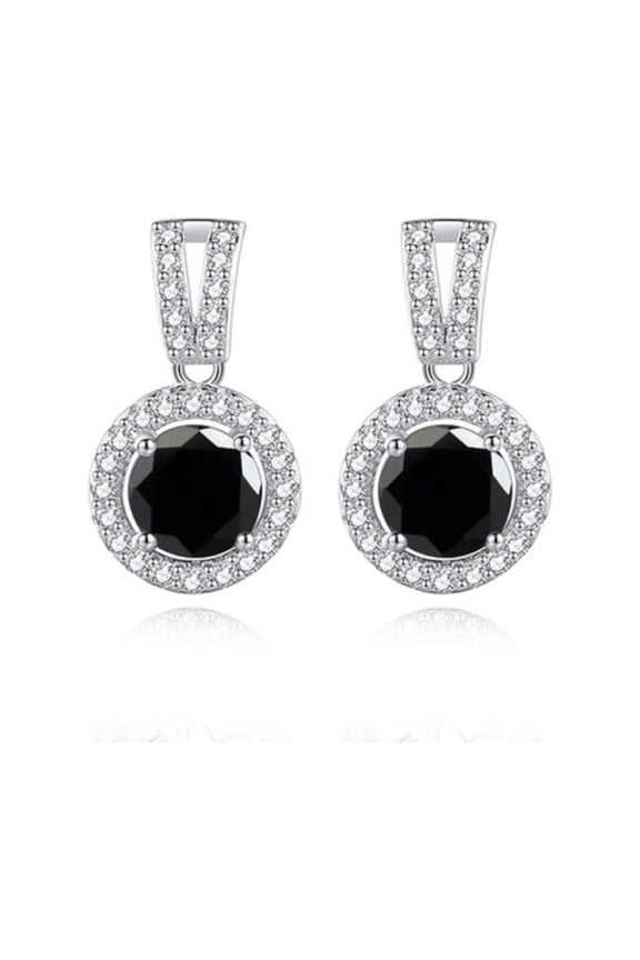 Moissanite Earrings for Women 1cttw D Color clarity VVS1 Diamond Dangle Earrings Sterling Silver Wedding Earrings for Brides Bridesmaid with Certificate