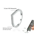 thumbnail image 1 of Moissanite Engagement Rings 1.0/2.0cttw D Color VVS1 925 Sterling Silver Crown Wedding Rings Mask Promise Ring Wedding Band Eternity Rings for Women with Certificate, 1 of 18