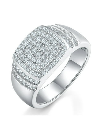 Mens silver shop rings walmart