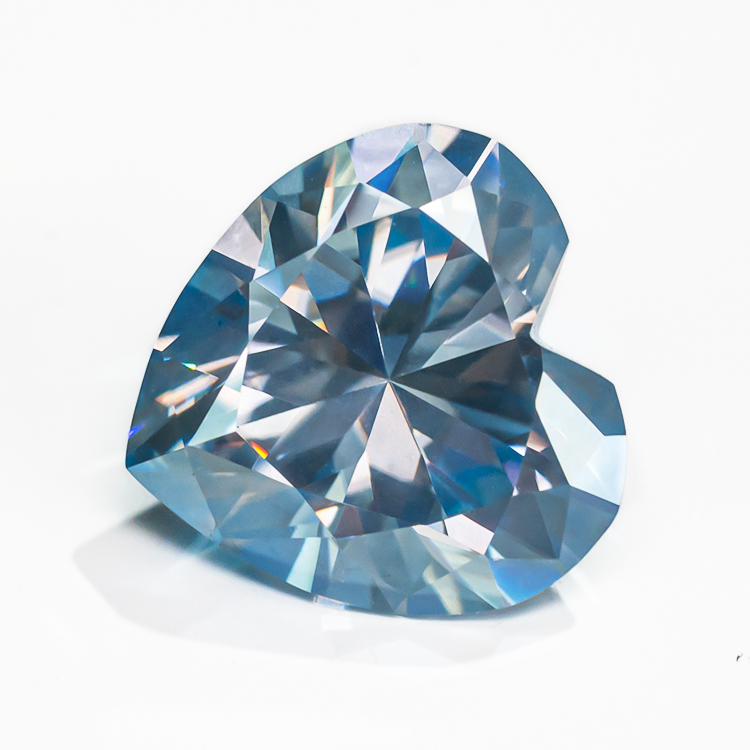 Moissanite Loose Stone Heart Shape VVS1 Clarity Lab Grown Diamond Colorful Gemstones for Jewelry Making,Engagement Ring Pendant Necklace Earrings with GRA Certificate Anniversary Gifts