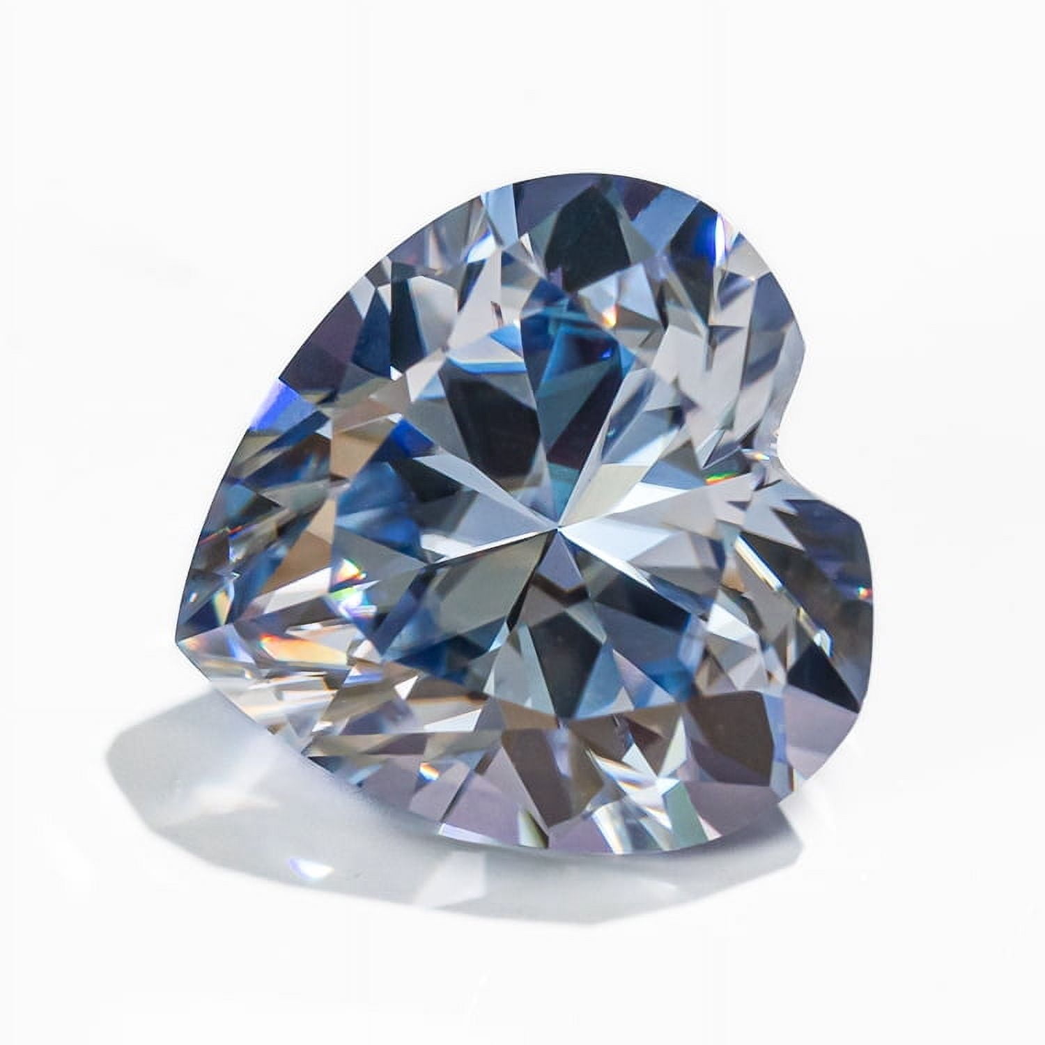 Moissanite Loose Stone Heart Shape VVS1 Clarity Lab Grown Diamond Colorful Gemstones for Jewelry Making,Engagement Ring Pendant Necklace Earrings with GRA Certificate Anniversary Gifts