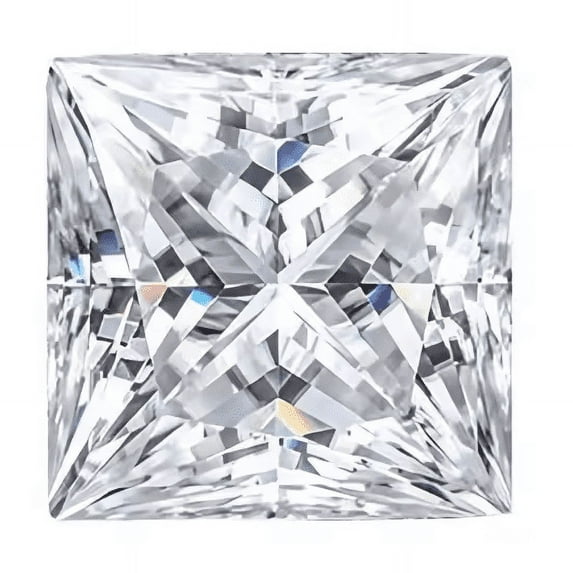 Moissanite Loose Stone Princess Cut Brilliant D Color VVS1 Clarity Loose Gemstones for Jewelry Making,Engagement Ring Pendant Necklace Earrings with GRA Certificate
