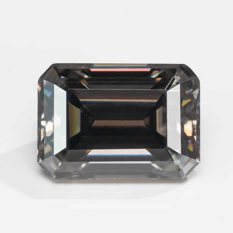 Moissanite Loose Stones Colorful Emerald Cut Lab Grown Diamond Gemstones for Jewelry Making Engagement Ring Pendant Necklace Earrings with GRA Certificate Anniversary Gifts