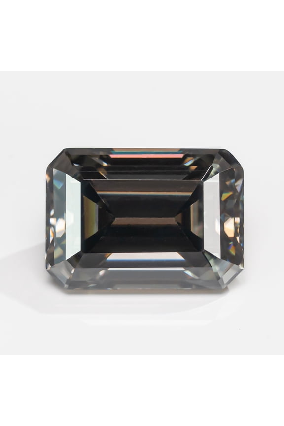 Moissanite Loose Stones Colorful Emerald Cut Lab Grown Diamond Gemstones for Jewelry Making Engagement Ring Pendant Necklace Earrings with GRA Certificate Anniversary Gifts