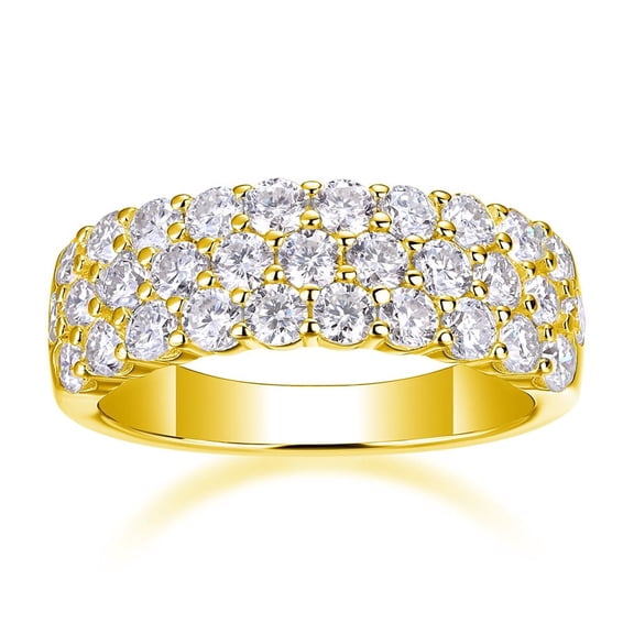 Moissanite Rings for Women D Color VVS1 925 Sterling Silver Round Cut Moissanite Engagement Rings Lab Created Diamond Promise Rings Simulated Diamond Wedding Rings