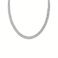 thumbnail image 1 of Moissanite S925 Sterling Silver Necklace, Individuality Trendy Fashion Luxury Party Anniversary Gift for Boyfriend or Girlfriend Gift, 1 of 8