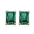 thumbnail image 1 of Moissanite Stud Earrings 2-4cttw D Color VVS1 clarity 925 Sterling Silver Diamond Earrings Studs Moissanite Earrings for Women Men with Certificate, 1 of 6